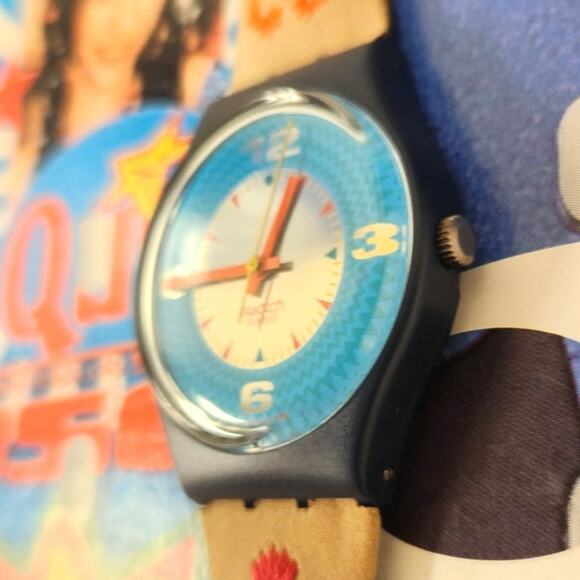 Swatch watch CANCUN GN126 1993 Standard Gents New Old Stock - Picture 4 of 9